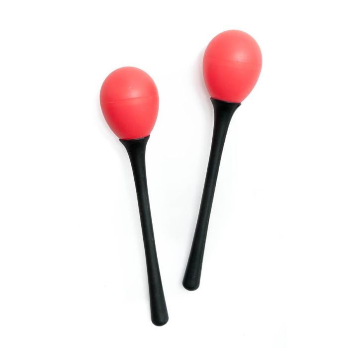 Maracas Dadi con manico coppia red main product photo