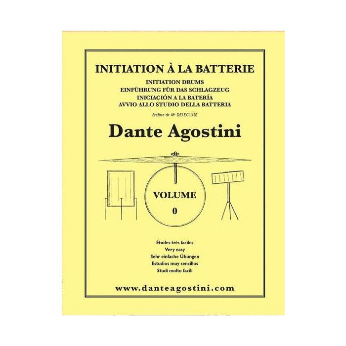 D.Agostini Metodo di batteria Iniziazione alla batteria Vol.0 main product photo
