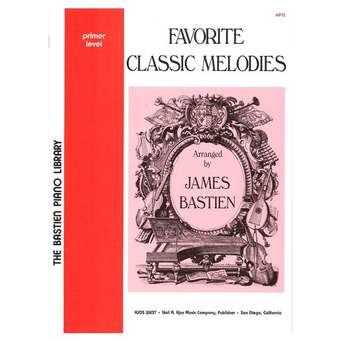 J.Bastien Favorite Classic Melodies Primer level main product photo