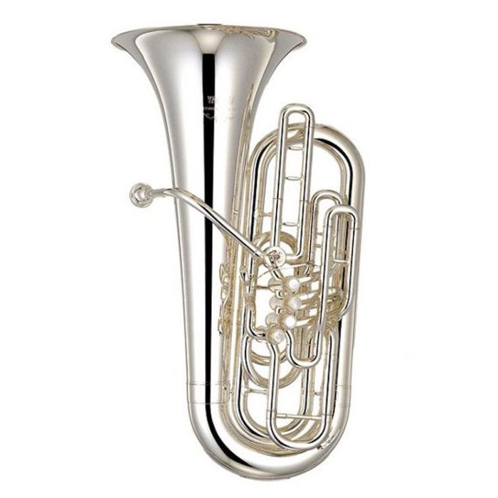 Tuba Fa Yamaha YFB821S Roger Bobo 4 pistoni argentata main product photo