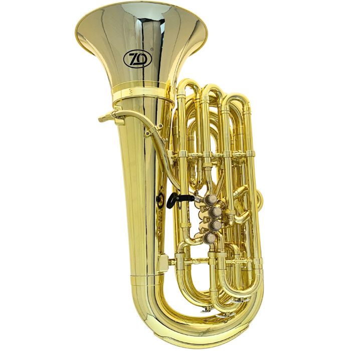 Tuba plastica ZO ZTU20 3/4 Hybrid gold e pistoni oro in ottone main product photo