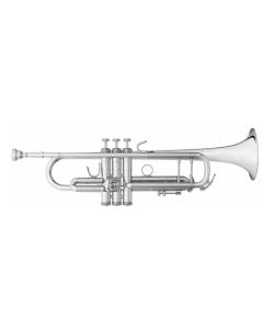 Tromba B&S 3143/2-S Challenger II SP argentata con custodia