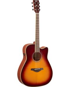 Yamaha Transacoustic FGC-TA cutaway brown sunburst