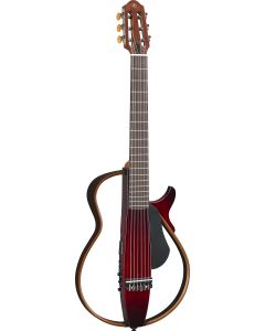 Chitarra Classica Elettrificata Silent Yamaha SLG200N CRB crimson red burst con borsa auricolari 