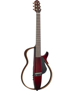 Chitarra Acustica Elettrificata Silent Yamaha SLG200S crimson red con borsa auricolari