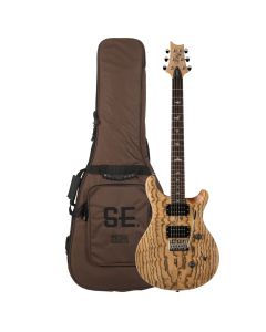 Chitarra Elettrica PRS SE Custom Exotic burled ash natural ltd con borsa