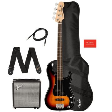 Kit Basso Fender Affinity Precision pj lrl con amplificatore e accessori 3 sunburst