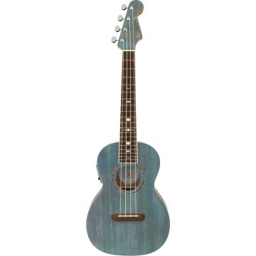 Ukulele tenore Fender Dhani harsn wn turquoise con borsa