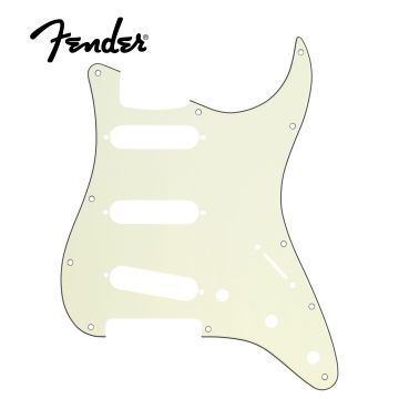 Battipenna Fender Stratocaster 11 fori 3-Ply mint green