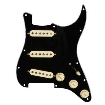 Battipenna completo Fender Pre-wired Stratocaster Custom Shop fat '50s sss black