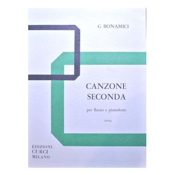 Bonamici Canzone Seconda Flauto & Piano