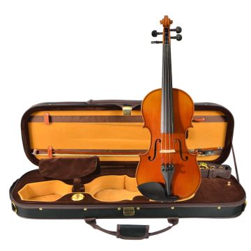 Luthier Assolo Violino 4/4 Marrone Tradizionale Pronto all'uso