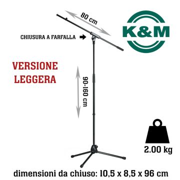 Asta Microfono giraffa K&M 21070-300-55 