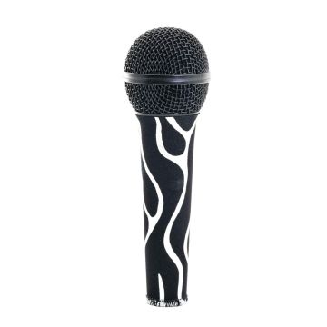 Cover microfono MicFx Rock flames silver (microfono non incluso)