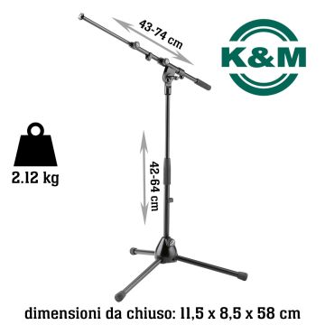 Asta Microfono nana K&M 25900-300-55 