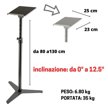 Supporto Monitor K&M 26754 h 80/130 10,2kg