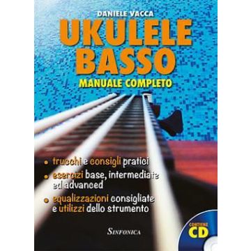 Vacca Ukulele Basso Manuale completo con CD
