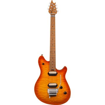 EVH Wolfgang special qm baked maple fb solar