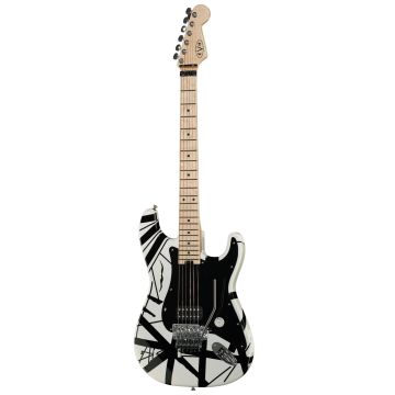 Chitarra elettrica EVH Striped series white/black 