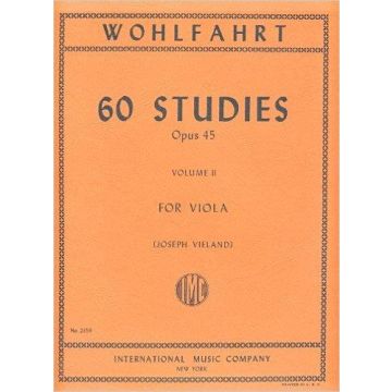 Wohlfahrt 60 Studi Op.45 vol. II Viola