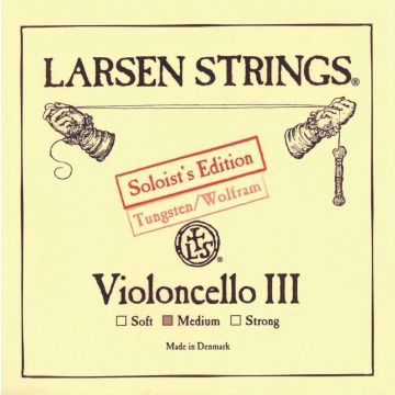 Corda Violoncello 4/4 Larsen SOL III medium Soloist's edition accia/tungsteno