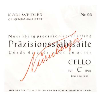 Corda Violoncello 4/4 Weidler DO Nuernberg precision n.93