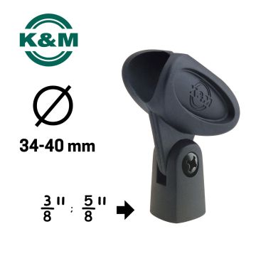 Supporto Microfono K&M 85060 Ø 34/40mm