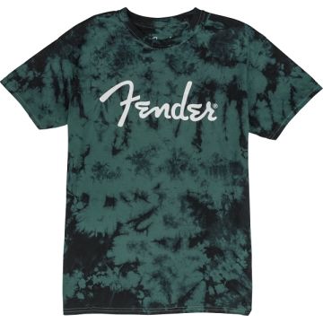 T-Shirt Fender Tie-Dye logo blue XXL