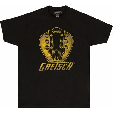 T-Shirt Gretsch Headstock pick black M