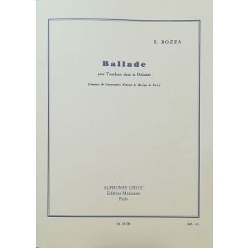 Bozza Ballade per trombone e orchestra