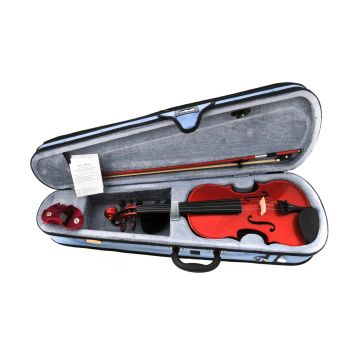 Violino 4/4 Stentor Arlecchino rosso con borsa ed arco