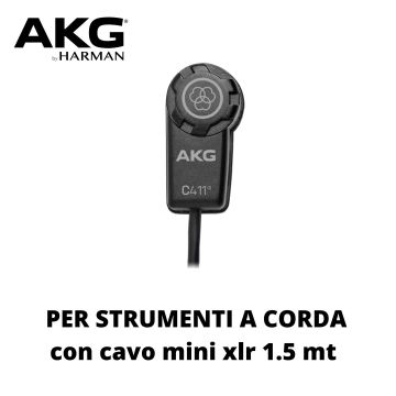 Microfono AKG pickup condensatore per strumenti a corta