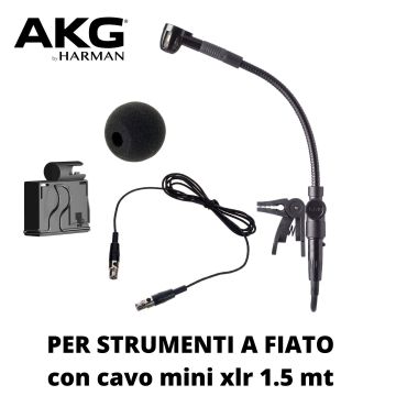 Microfono a clip AKG C519ML con mini XLR