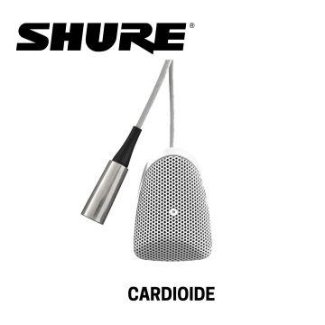 Microfono da tavolo Shure MX391W/C cardioide