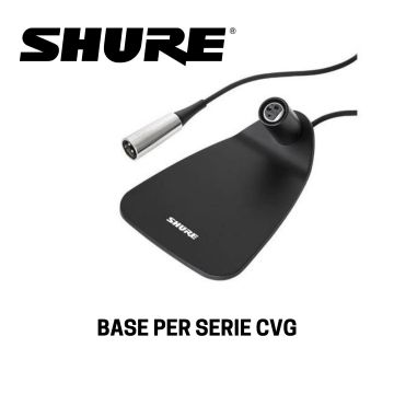 Base microfoni da tavolo CVDB per microfoni Shure CVG
