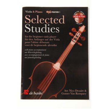 Dezaire Selected studies per viola con cd