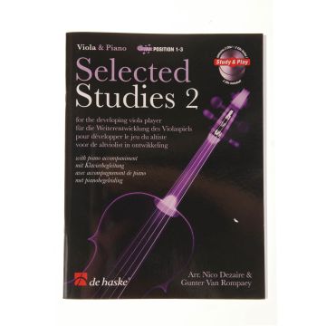 Dezaire Selected studies vol.2 per viola  con cd