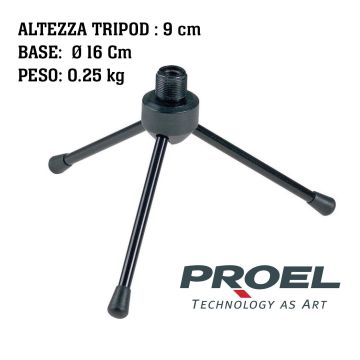 Proel DST40TL supporto microfonico da tavolo