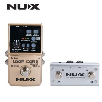 Bundle Pedale Nux LOOP CORE DELUXE+footswitch NMP2