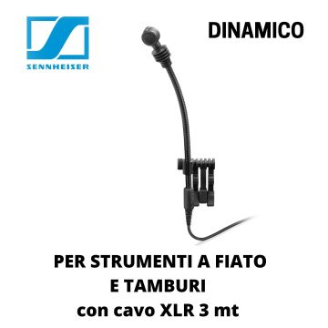 Microfono a clip Sennheiser E608 dinamico