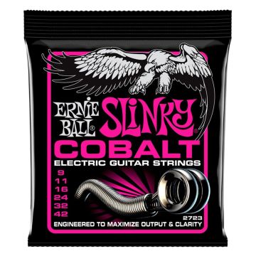 Corde Ernie Ball 2723 Cobalt super slinky chitarra elettrica
