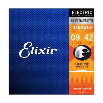 Elixir EL12002 Nanoweb Super Light 09-42 chitarra elettrica