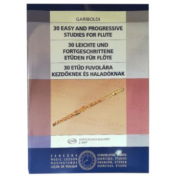 Gariboldi 30 Easy and Progressive Studies for flute