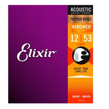 Corde Elixir chitarra acustica light Phosphor Bronze 012-53