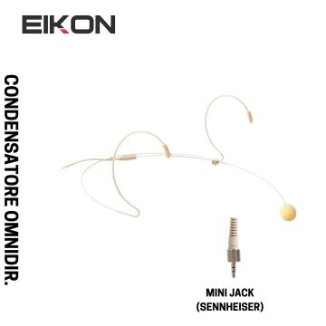 Microfono archetto PROEL HCM23SE  omnidirezionale mini jack color carne