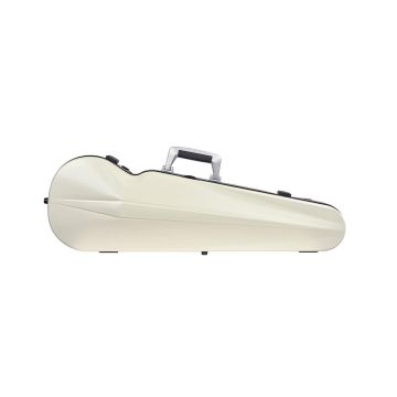 Custodia Violino Bam Supreme Ice Hightech polycarbonato contoured white black 1,9kg