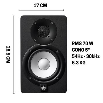 "Monitor Yamaha HS5 - 5"" 70W"