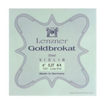 Lenzner 1001 MI 0,27 corda violino 4/4 con asola blister