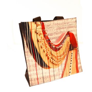 Music-Gift con arpa marrone