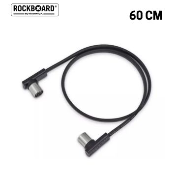 Cavo midi 60cm Rockboard Flat RBO CAB MIDI 60 black